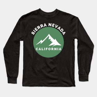 Sierra Nevada California - Sierra Nevada Ski Snowboard Mountain California Yosemite Travel Long Sleeve T-Shirt